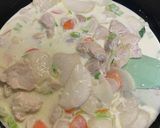 鶏肉とかぶのクリーム餅グラタン作り方7写真