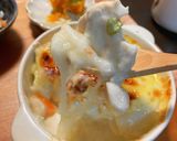 鶏肉とかぶのクリーム餅グラタン作り方12写真