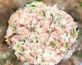 ふわふわ&シャキッ鶏つくね作り方1写真