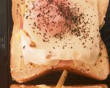 たまごハムチーズ★ホットサンド作り方3写真