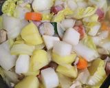 白菜大根消費　ベーコンの具沢山シチュー作り方5写真