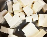 味噌汁①お麩と豆腐作り方2写真