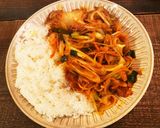 ネギ盛り豚キムチ作り方7写真