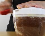 小麦粉不使用！豆腐のもちもちブラウニー作り方2写真