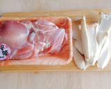 お弁当★鶏肉1枚☆パリッ鶏塩焦がしポテト作り方2写真