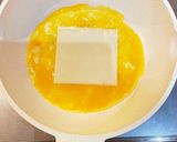 幼児食｜フライパンで卵チーズトースト作り方2写真