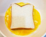 幼児食｜フライパンで卵チーズトースト作り方3写真