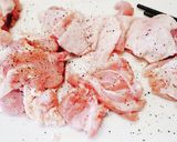 お弁当★鶏肉1枚☆パリッ鶏塩焦がしポテト作り方3写真