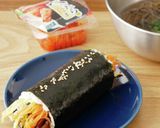 焼きキンパ。キムチーズでハーフ恵方巻き作り方12写真