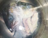 釣ってきたカンパチでアラ汁作り方5写真
