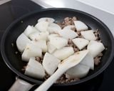大根のひき肉のそぼろあん。作り方2写真