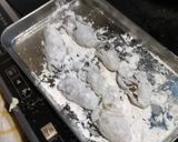 ホットサンドメーカーで牡蠣フライ作り方2写真