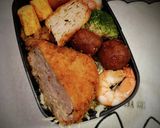 残りメンチのおじさん弁当@≧↺≦@)❩ノ作り方4写真
