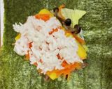 焼肉エッグおにぎらず【ここから栄養士】作り方2写真