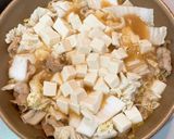 キムチ鍋風麻婆豆腐♫作り方3写真