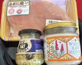 とりもも肉のハニーマスタードあえ作り方1写真