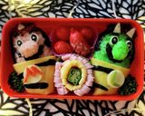 節分キャラ弁♪マリオ鬼&ルイジ鬼作り方30写真