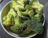 ブロッコリーのケチャップチーズ炒め作り方1写真
