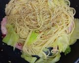 ベーコンとキャベツのペペロンチーノ作り方8写真