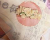 春巻きの皮の消費に☆ポテサラハムの春巻き作り方1写真