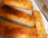 春巻きの皮の消費に☆ポテサラハムの春巻き作り方3写真