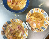 コク旨きな粉甘辛あん豚こま大根青椒肉絲風作り方4写真