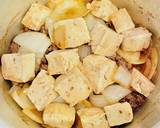 簡単♪ほっこり♡玉ねぎのシンプルな肉豆腐作り方6写真