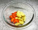 キャベツ・なめこ・じゃがいも・人参味噌汁作り方3写真