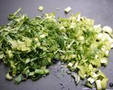 簡単！小松菜のお吸い物　白だし作り方3写真