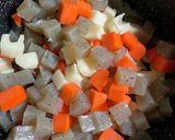 豆と根菜の煮物作り方1写真