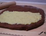 サツマイモクリームの渦巻きチョコパン作り方5写真