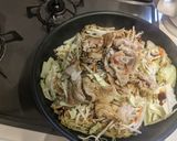 麺をほぐさない、パリパリモチモチ焼きそば作り方8写真