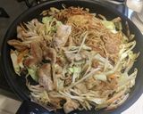 麺をほぐさない、パリパリモチモチ焼きそば作り方10写真
