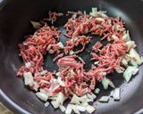 節約応援!彩り鮮やか豆苗ひき肉チャーハン作り方3写真