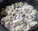 節約応援!彩り鮮やか豆苗ひき肉チャーハン作り方6写真