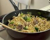 群馬だんべぇーパスタ(バター醤油風味)作り方7写真