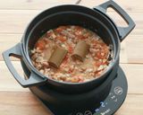 無水電気鍋で簡単＊福豆キーマカレー作り方3写真