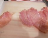 鶏胸肉の甘辛スティック ケチャップ入り作り方1写真