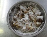 栗の渋皮煮　米粉パウンドケーキ作り方1写真