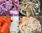 野菜たっぷり♡蓮根のすりおろし汁♪作り方1写真