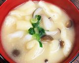 味噌汁②しめじと油揚げ作り方5写真