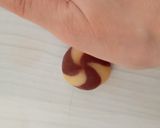 材料５つ。簡単スパイラルクッキー作り方10写真