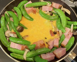 スナップえんどうと炒り卵の炒め物作り方4写真