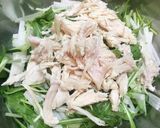 長芋きゅうり水菜のオイスター風味サラダ♪作り方2写真