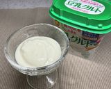豆乳グルト＋レモンジュース＋ほし葡萄作り方1写真