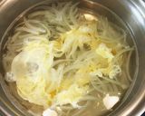 味噌汁③玉ねぎとたまご作り方7写真