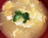味噌汁③玉ねぎとたまご作り方11写真