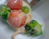 一人前５個～キャベツクリーム煮トマトも作り方23写真