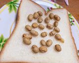 節分豆の消費に☆煎り豆チーズトースト作り方2写真