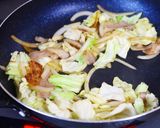 低糖質♡豆腐干のやみつき酢焼きそば作り方4写真